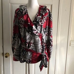 NWT Women’s 1X East 5th Beautiful Blouse Belt Tie